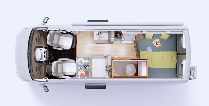 B型房车RV805座4卧舒适型